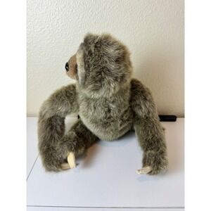 Thomas Boland Hamsa Sloth Plush Stuffed Animal Toy Brown Small Realistic Nature